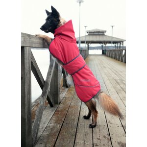 Rukka Windy Coat Coral Red, softshell