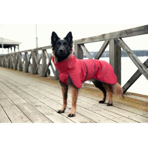 Rukka Windy Coat Coral Red, softshell