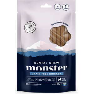Monster Monster Dog Dental Chew Grain Free Chicken S 7 kpl