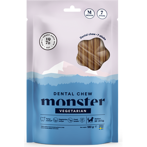 Monster Dog Dental Chew Kasvis M-koko 7 kpl