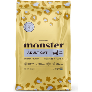 Monster Cat Original Adult monster Kana/kalkkuna 400g