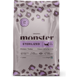 Monster Cat Original Sterilized monster Kana/kalkkuna 6kg