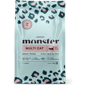 Monster Cat Original Multicat Lohi, kana&kalkkuna 400g