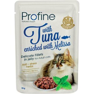 Profine Fileitä hyytelössä, tonnikala ja melissa 85g