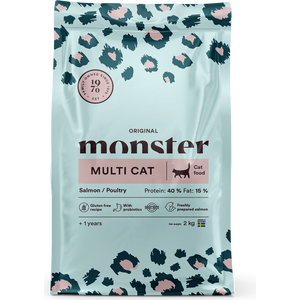 Monster Cat Original Multicat Lohi, kana&kalkkuna 2kg
