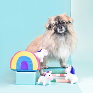 Zippy paws Zippy Burrow – Unicorns in Rainbow