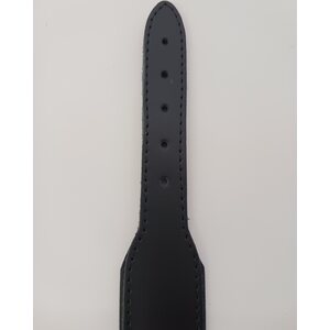 Nahkanasta Nahkapanta koiralle musta 4,5cm