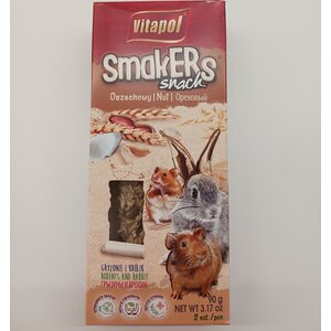Vitapol Smakers Snacks herkkutikku, pähkinä 90g, 2kpl