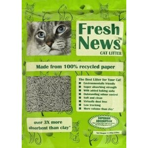 Fresh News kierrätyspaperi kissanhiekka 11,36 kg