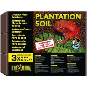 Exoterra Plantation Soil Kookoskuitu 3x8,8l