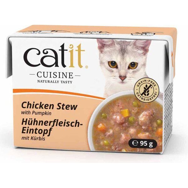 Catit Cuisine kanaa & kurpitsaa kastikkeessa 95g