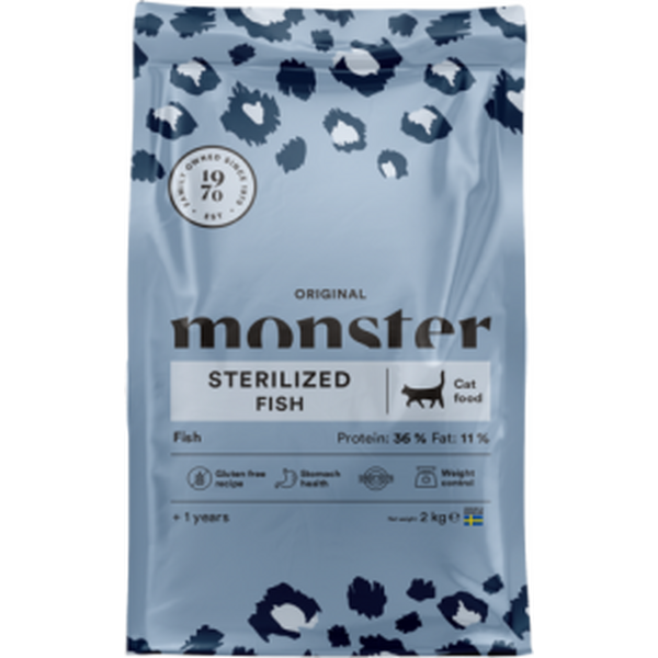 Monster Cat Original Sterilized Fish (kanaton) 2kg