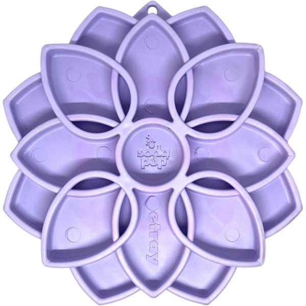 Sodapup Sodapup Mandala ruokinta-alusta Softie imukupeilla –violetti