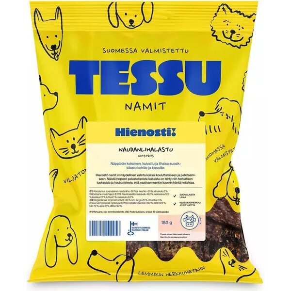 Tessu Hienosti! Naudanlihalastu 180g