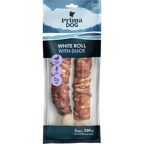 Primadog Ankkapururulla 25 cm, 2 kpl, 220 g