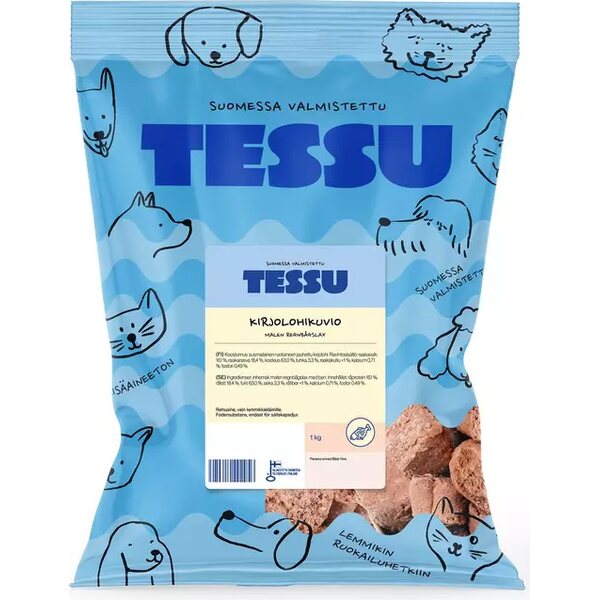 Tessu Kirjolohikuvio 1kg