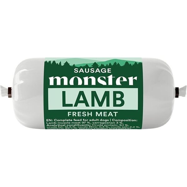 Monster Dog Sausage Lamb, lammas - treenimakkara 200g