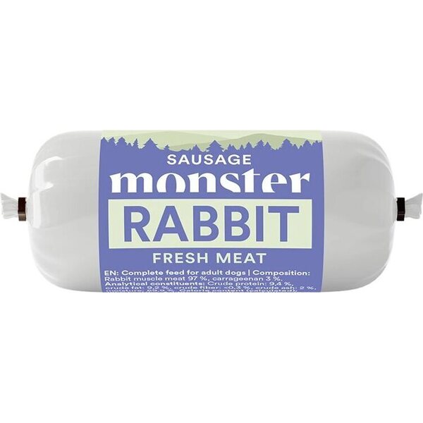 Monster Dog Sausage Rabbit, kani - treenimakkara 200g