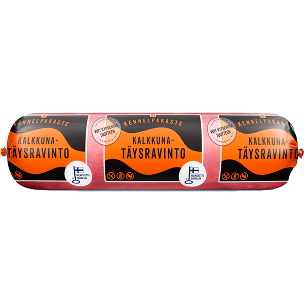 Kennelpakaste Kalkkuna täysravinto, luuton 800g