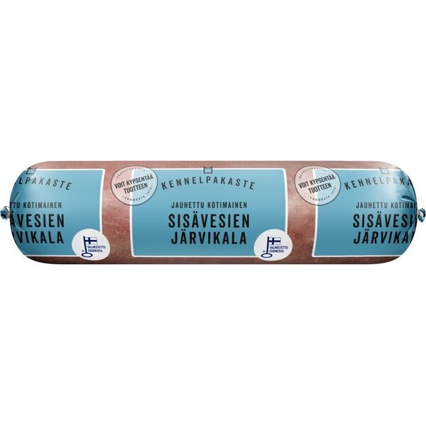Kennelpakaste Jauhettu sisävesien järvikala 500g x 12 kpl, ennakkotilaus