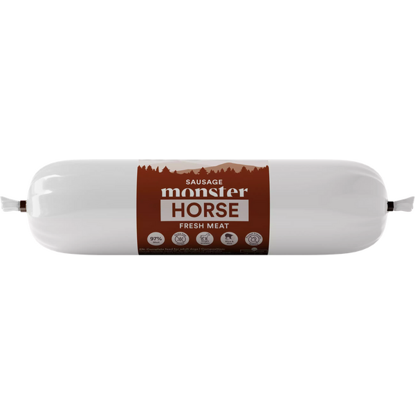 Monster Dog Sausage Horse, Hevonen- treenimakkara 200g