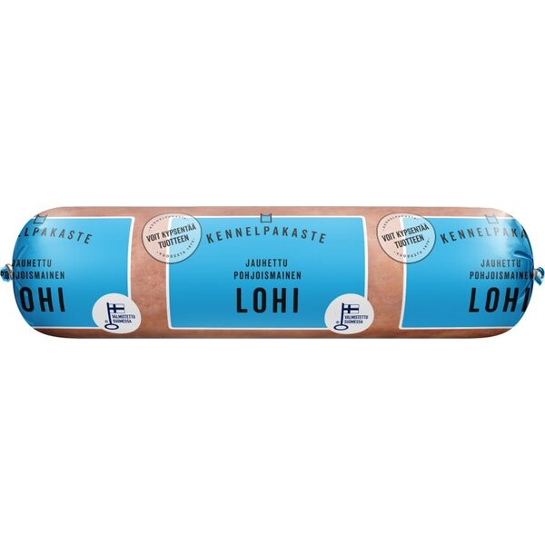 Kennelpakaste Jauhettu lohi 500g x 12 kpl, ennakkotilaus