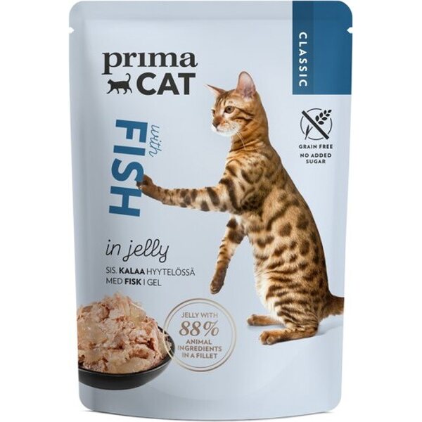 PrimaCat Classic kalaa hyytelössä 85 g