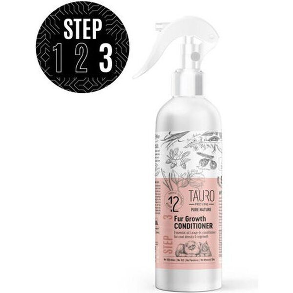 Tauro Pro line Tauro Pro Line Pure Nature Fur Growth -hoitoainesuihke, 250ml