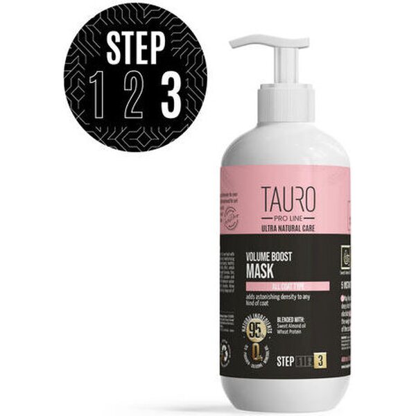 Tauro Pro line Natural Care Volume Boost maski, 400ml