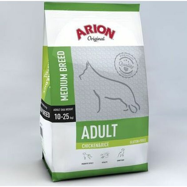 Arion Original Adult Medium Kana & Riisi 12 kg