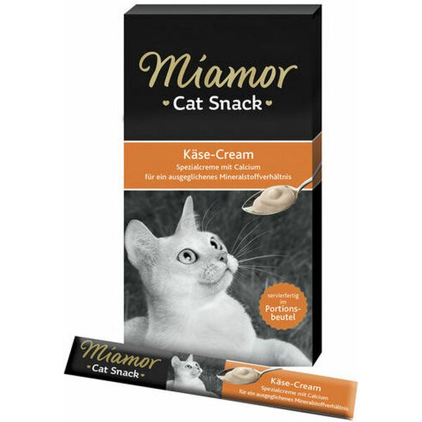 Miamor Kissan herkku Juusto-kermatahna 6×15g – Miamor Cat Snack