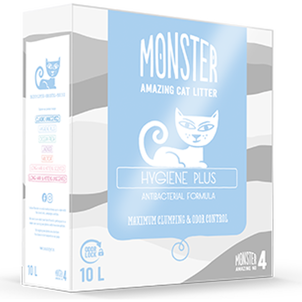 Monster Kissanhiekka Hygiene Plus