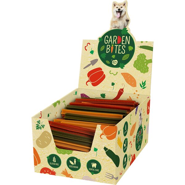 Duvo+ Garden Bites, Dental sticks, Koko S, jättipakkaus 216 tikkua, n.7 kk annos