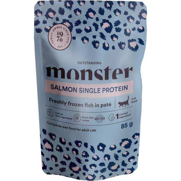 Monster Cat single Salmon 8 x 85g