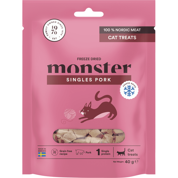 Monster Cat Freeze Dried Singles Pork 40g
