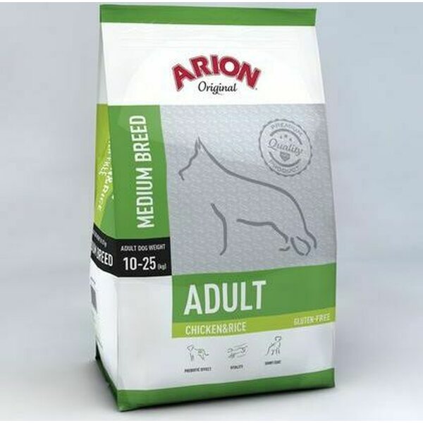 Arion Original Adult Medium Kana & Riisi 3 kg