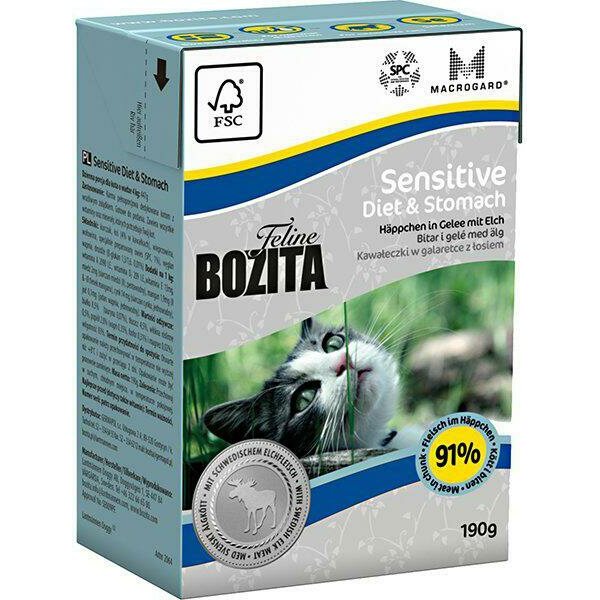 Bozita Feline Sensitive & Stomach 190gr
