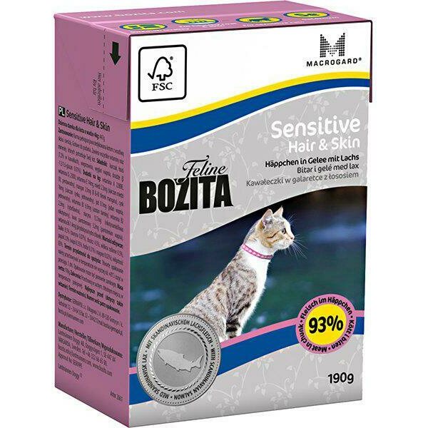 Bozita Feline Sensitive Hair & Skin 190gr
