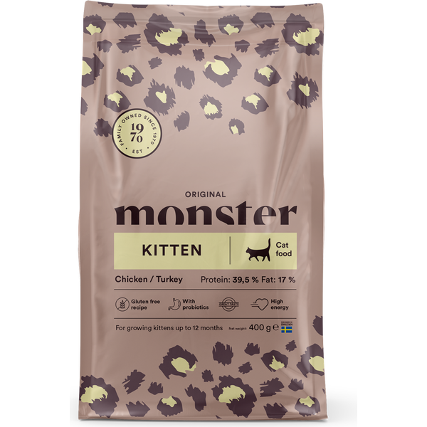 Monster Cat Original Kitten kana&kalkkuna 400g