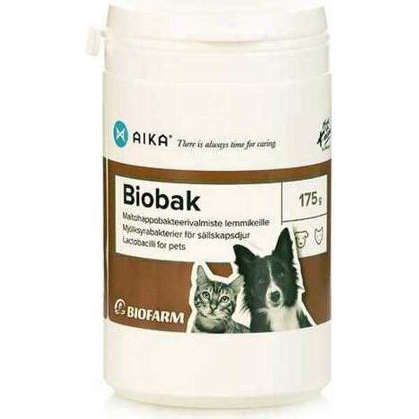 Aika Biobak maitohappobakteeri kissoille ja koirille 175g