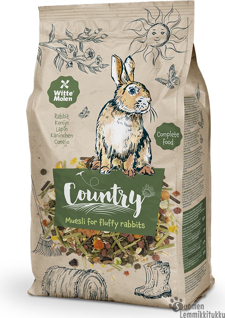 Witte Molen Country Rabbit kani | Kanin ruoka | Suomen Lemmikkitukku